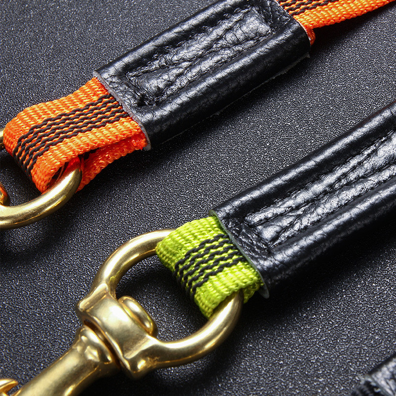 Lesă pentru câini Lease pentru animale de companie, cauciuc anti-alunecare, nailon, dresaj, frânghie de mers 2m 3m, lesă pentru câini de lucru, pentru câini mici, mijlocii mari, mâner moale