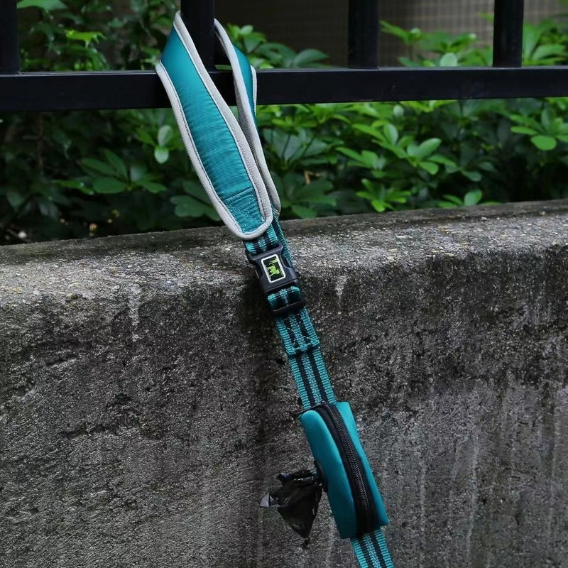 Multifunktsionaalne lemmikloomakoera jalutusrihm koos kakakoti jaoturiga ühe võtmega avamine väikesele keskmisele suurele koerale 150 cm 22 uus