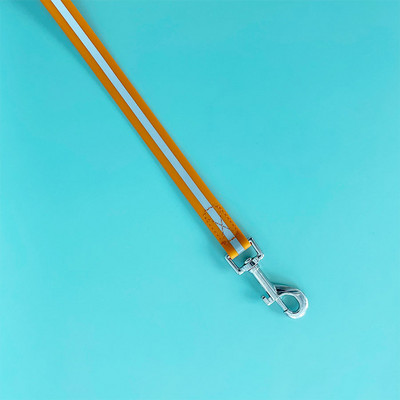 2 M 3M, culoare bomboană, în aer liber, rezistent la murdărie, ușor de curățat, impermeabil, reflectorizant, strălucitor de noapte, acoperit cu PVC, lesă plată pentru câini pentru animale de companie de toate dimensiunile