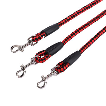 Heavy Duty 3 Way Dog Coupler Leash Splitter Triple No Tangle Nylon Pet Leash For Walking Three Dogs 3 in 1 Traction Rope