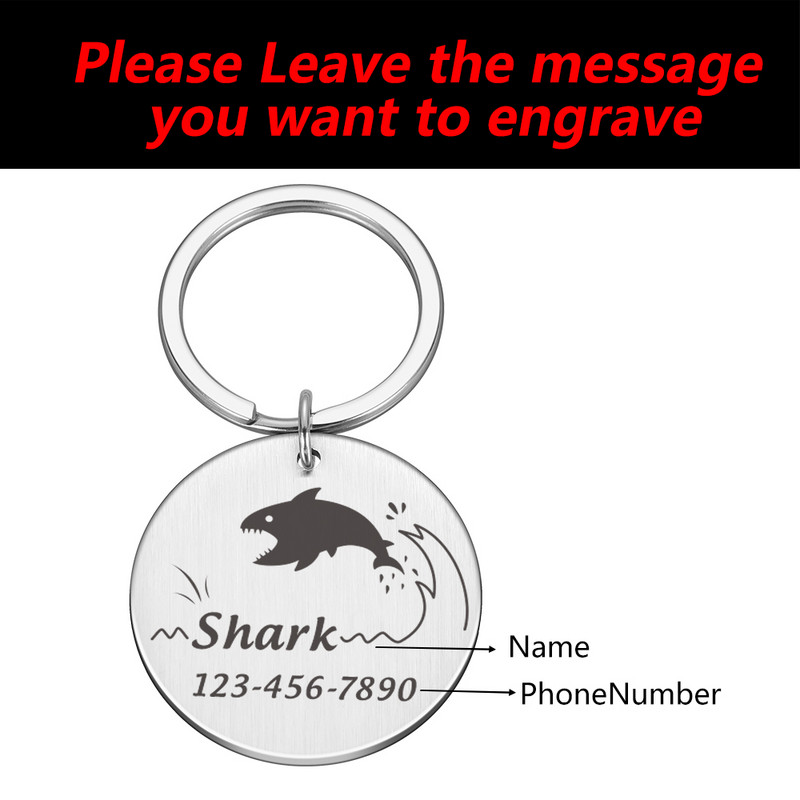 Isikupärastatud koerasilt Lemmiklooma ID-sildi nimesildid Tasuta kohandatud kassikutsikasildid Roostevabast terasest kaelarihm Lemmikloomatarvikud Dropshipping