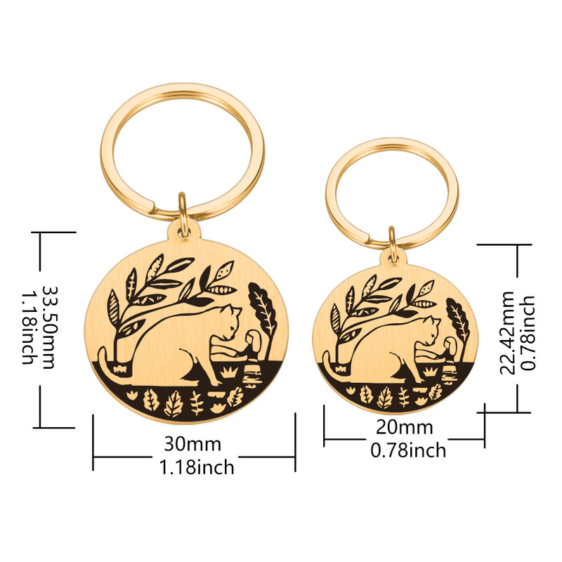 Etichete personalizate pentru nume pentru câini, etichetă de identificare pentru cățeluș personalizat, guler gravat pentru câini, plăcuță de identificare, accesorii pentru breloc anti-pierdere