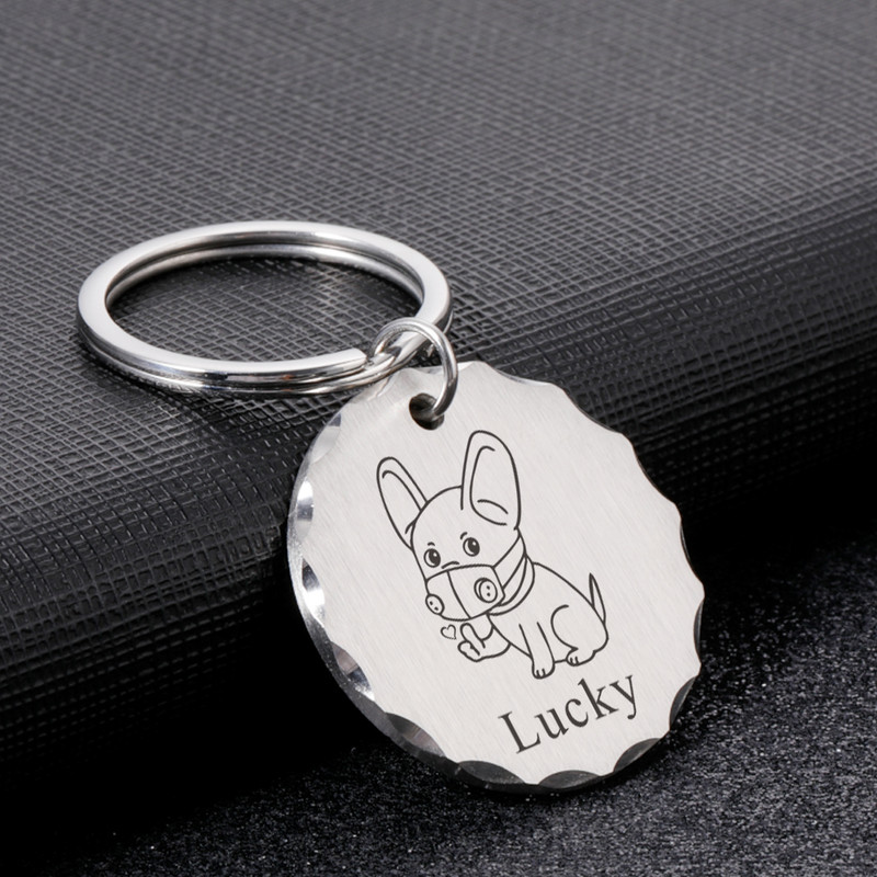 Etichete de identificare personalizate pentru câini, pisici, pentru animale de companie, gravate, pisică, cățeluș, nume, numere de identificare, guler pentru pisoi, etichetă pentru câine, pandantiv, accesorii pentru animale de companie