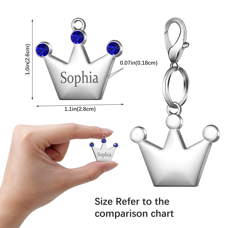 Etichete personalizate pentru câini, pisică, cățeluș, ID pentru animale de companie, guler, etichetă cu pandantiv, accesorii pentru animale de companie, coroană de cristal, bijuterii pentru animale de companie, gravare cu laser, dropship
