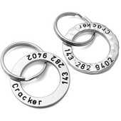 Isikupärastatud koera ID silt Koera kaelarihm Lemmiklooma graveeritud nimesilt Lemmikloomatarvikud Koerad Kaotsiminekuvastane kingitus Kutsikas Koerasild Ripats Ringmärk