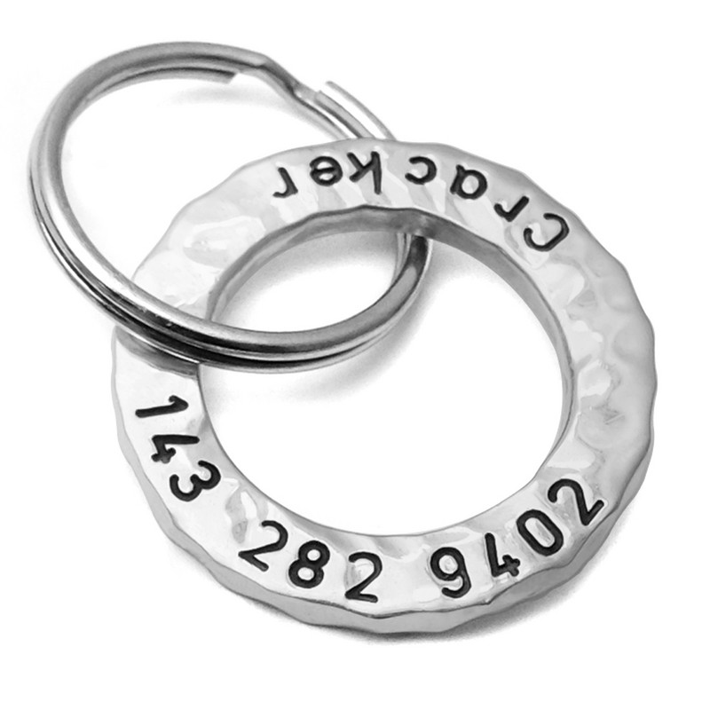 Isikupärastatud koera ID silt Koera kaelarihm Lemmiklooma graveeritud nimesilt Lemmikloomatarvikud Koerad Kaotsiminekuvastane kingitus Kutsikas Koerasild Ripats Ringmärk