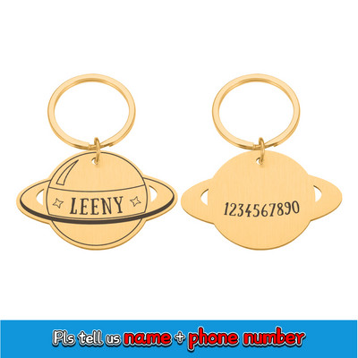 Etichetă de identificare gravată pentru câine de companie Etichetă personalizată pentru cățeluș de pisică etichetă anti-pierdere Accesorii pentru zgarda pentru câini de companie personalizate Etichete cu nume pentru câini Pandantiv cu ridicata