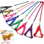 1M ham pentru câini Accesorii pentru câini vestă reglabilă lesă cu plumb din poliester, moale, respirabilă, frânghie pentru animalele de companie mici și medii