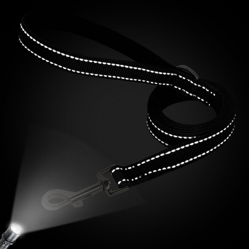 Ανακλαστικό λουρί σκύλου 150 εκ. Ζώνη με σχοινί για κουτάβια Pitbull για μικρά μεσαία μεγάλα σκυλιά