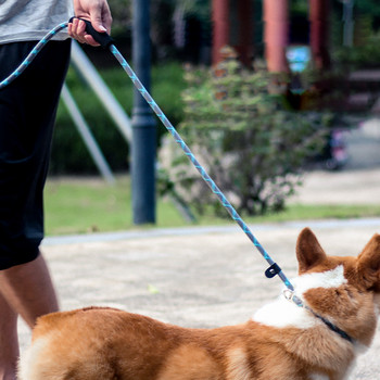 P Chain Training Dog Collary Leash Anti-Choking Heavy Duty Nylon Rope for Big Large Medium Small Dog Walking Accessories