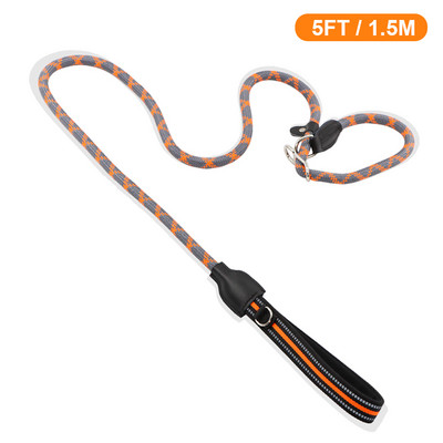 P Lanț de dresaj pentru câini guler de lesă anti-sufocare frânghie de nailon rezistentă pentru câini mari, mari, medii, mici, accesorii pentru plimbare produse