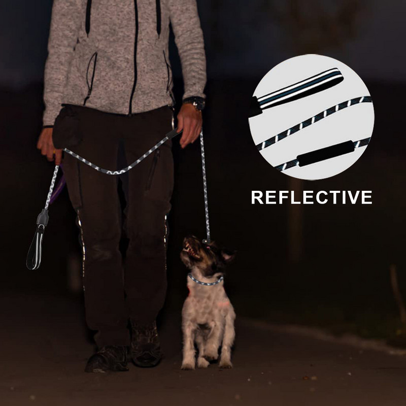 P Lanț de dresaj pentru câini guler de lesă anti-sufocare frânghie de nailon rezistentă pentru câini mari, mari, medii, mici, accesorii pentru plimbare produse