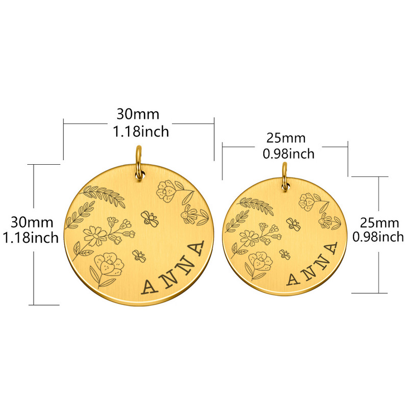 Gravura personalizată Etichete cu nume anti-pierdere pentru animale de companie, pisici, pisici, pisici, cățeluș, gulere din oțel inoxidabil, etichetă, guler pentru câini, pisici, plăcuță de identificare