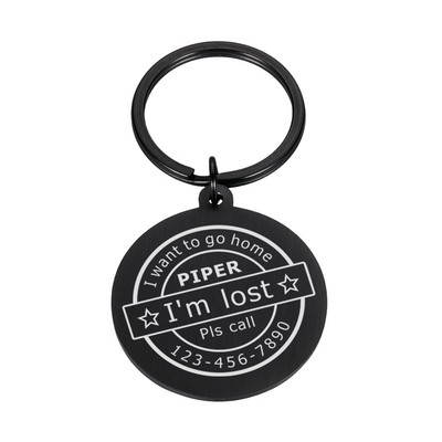 Δωρεάν χαραγμένη ετικέτα ταυτότητας σκύλου κατοικίδιων ζώων Εξατομικευμένη ετικέτα ταυτότητας κουταβιού γάτας Αξεσουάρ για κολάρο κατοικίδιων σκυλιών Προσαρμοσμένα σκυλιά Ετικέτες ονομάτων κατά της απώλειας Κρεμαστό