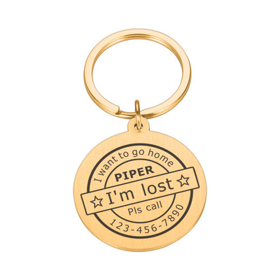 Δωρεάν χαραγμένη ετικέτα ταυτότητας σκύλου κατοικίδιων ζώων Εξατομικευμένη ετικέτα ταυτότητας κουταβιού γάτας Αξεσουάρ για κολάρο κατοικίδιων σκυλιών Προσαρμοσμένα σκυλιά Ετικέτες ονομάτων κατά της απώλειας Κρεμαστό