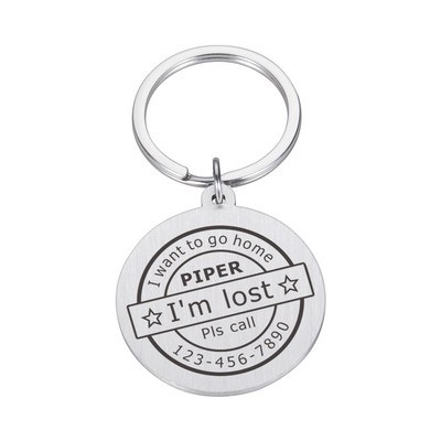 Δωρεάν χαραγμένη ετικέτα ταυτότητας σκύλου κατοικίδιων ζώων Εξατομικευμένη ετικέτα ταυτότητας κουταβιού γάτας Αξεσουάρ για κολάρο κατοικίδιων σκυλιών Προσαρμοσμένα σκυλιά Ετικέτες ονομάτων κατά της απώλειας Κρεμαστό