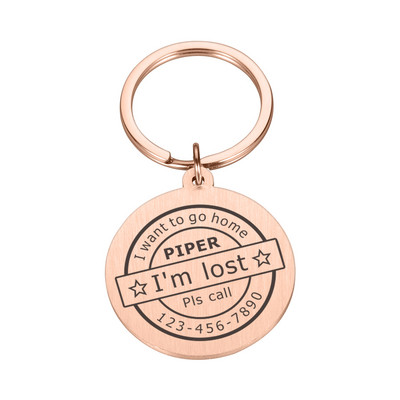 Δωρεάν χαραγμένη ετικέτα ταυτότητας σκύλου κατοικίδιων ζώων Εξατομικευμένη ετικέτα ταυτότητας κουταβιού γάτας Αξεσουάρ για κολάρο κατοικίδιων σκυλιών Προσαρμοσμένα σκυλιά Ετικέτες ονομάτων κατά της απώλειας Κρεμαστό