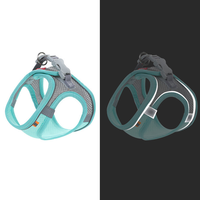 Kimpets λουρί για σκύλους Ρούχα γιλέκο στήθος Περιλαίμια γάτας Σχοινί Μικρά σκυλιά αντανακλαστικά ρυθμιζόμενα ρυθμιζόμενα κατοικίδια για περπάτημα εξωτερικού χώρου