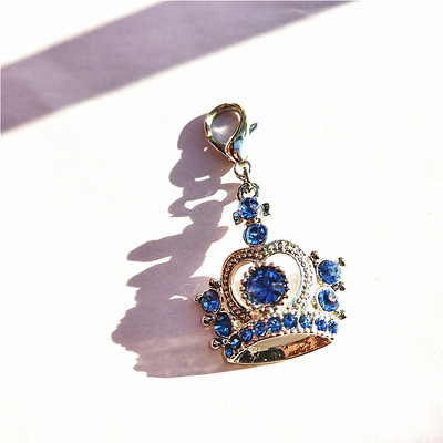 Isikupärastatud koerasildid Kassikutsikas Lemmikloomade sulam Rhinestone Kroonkrae ripats Lemmikloomatarvikud Krooni lemmikloomad Ehted Dropshipping