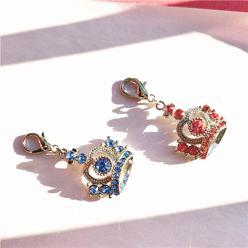 Isikupärastatud koerasildid Kassikutsikas Lemmikloomade sulam Rhinestone Kroonkrae ripats Lemmikloomatarvikud Krooni lemmikloomad Ehted Dropshipping