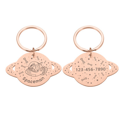 Εξατομικευμένη ετικέτα ταυτότητας κατοικίδιου σκύλου γάτας Χάθηκε χαραγμένο όνομα ταυτότητας κατοικίδιου για κολάρο σκύλου για γάτα Κρεμαστό μπρελόκ για κατοικίδια Κρεμαστό αξεσουάρ