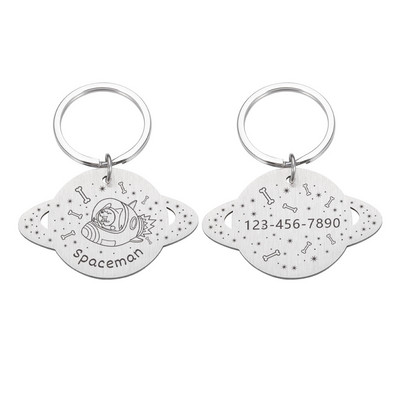 Εξατομικευμένη ετικέτα ταυτότητας κατοικίδιου σκύλου γάτας Χάθηκε χαραγμένο όνομα ταυτότητας κατοικίδιου για κολάρο σκύλου για γάτα Κρεμαστό μπρελόκ για κατοικίδια Κρεμαστό αξεσουάρ