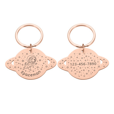 Εξατομικευμένη ετικέτα ταυτότητας κατοικίδιου σκύλου γάτας Χάθηκε χαραγμένο όνομα ταυτότητας κατοικίδιου για κολάρο σκύλου για γάτα Κρεμαστό μπρελόκ για κατοικίδια Κρεμαστό αξεσουάρ