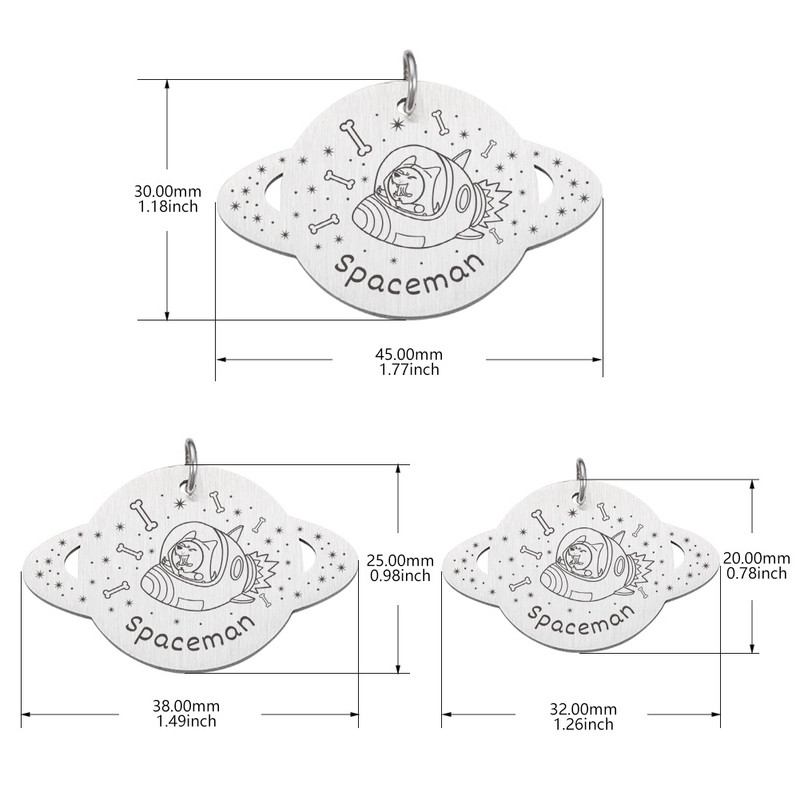 Εξατομικευμένη ετικέτα ταυτότητας κατοικίδιου σκύλου γάτας Χάθηκε χαραγμένο όνομα ταυτότητας κατοικίδιου για κολάρο σκύλου για γάτα Κρεμαστό μπρελόκ για κατοικίδια Κρεμαστό αξεσουάρ