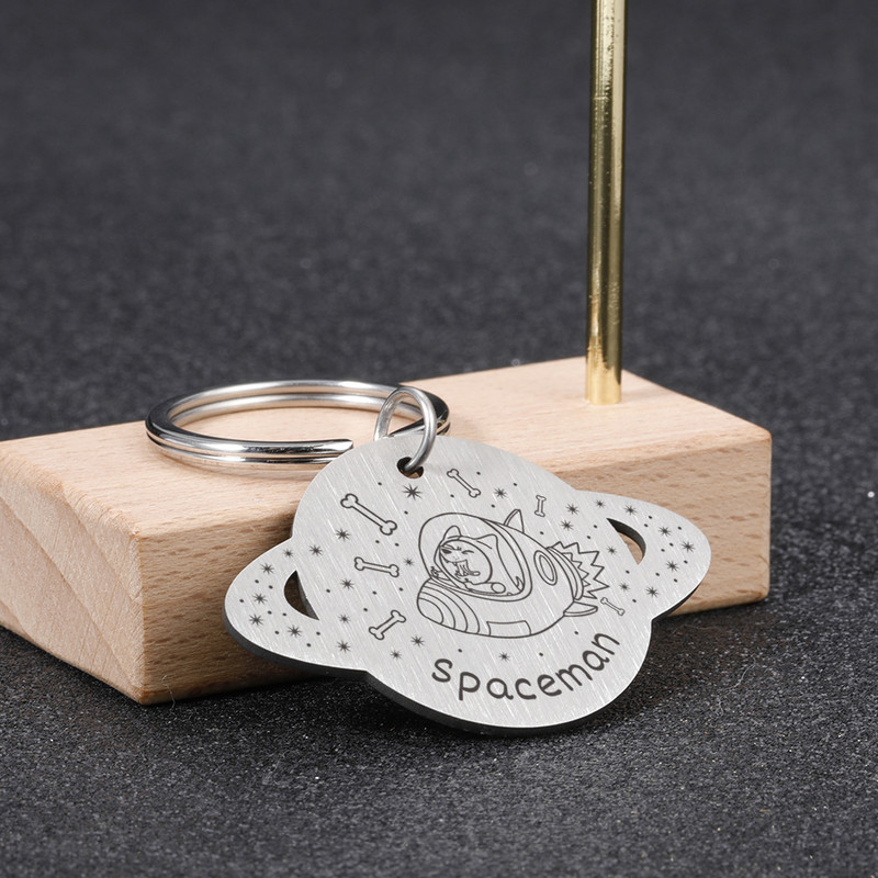 Εξατομικευμένη ετικέτα ταυτότητας κατοικίδιου σκύλου γάτας Χάθηκε χαραγμένο όνομα ταυτότητας κατοικίδιου για κολάρο σκύλου για γάτα Κρεμαστό μπρελόκ για κατοικίδια Κρεμαστό αξεσουάρ