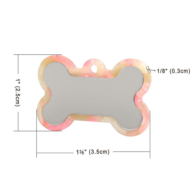 Πολύχρωμο εξατομικευμένο σκυλί με ετικέτα ταυτότητας γάτας Δωρεάν χαραγμένο κολάρο σκύλου Αξεσουάρ κατοικίδιων ζώων Ετικέτες ονομάτων για μενταγιόν για κουτάβια γατάκια Προϊόντα για κατοικίδια