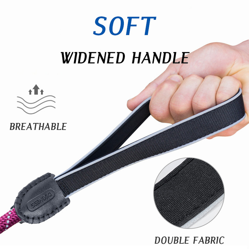 CAWAYI KENNEL Lese reflectorizante din nailon Câini de companie Lant de frânghie de tracțiune pentru alergare cu mâinile libere Lanț de frânghie pentru câini mici și mari