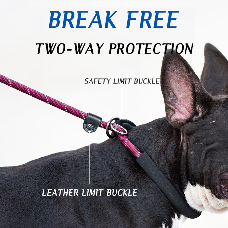 CAWAYI KENNEL Lese reflectorizante din nailon Câini de companie Lant de frânghie de tracțiune pentru alergare cu mâinile libere Lanț de frânghie pentru câini mici și mari