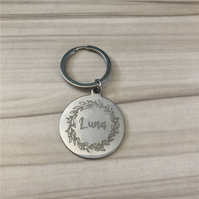 Κορυφαία ποιότητα ανοξείδωτου χάλυβα προσαρμοσμένα προμήθειες για σκύλους Όνομα σκύλου ID ετικέτας Αξεσουάρ κολάρου Εξατομικευμένο χαραγμένο κολιέ για γούρι σκυλιών