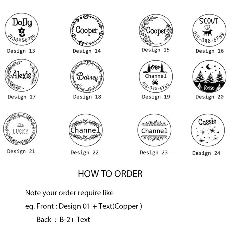 Κορυφαία ποιότητα ανοξείδωτου χάλυβα προσαρμοσμένα προμήθειες για σκύλους Όνομα σκύλου ID ετικέτας Αξεσουάρ κολάρου Εξατομικευμένο χαραγμένο κολιέ για γούρι σκυλιών