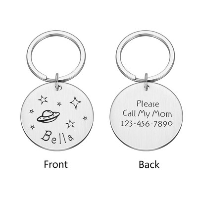 Ετικέτες ονόματος κατά της απώλειας Δωρεάν χαραγμένη ετικέτα ταυτότητας σκύλου κατοικίδιων ζώων Προσαρμοσμένο μενταγιόν για σκύλους Εξατομικευμένη ετικέτα ταυτότητας κουταβιού γάτας Αξεσουάρ για κολάρο κατοικίδιων σκύλων