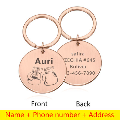 Személyre szabott kisállat azonosító címkék gravírozott kisállat név száma cím macska kutya nyakörv kisállat medál kiskutya macska nyaklánc varázsa nyakörv kiegészítők