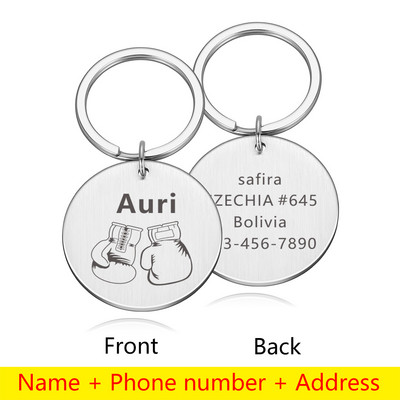 Személyre szabott kisállat azonosító címkék gravírozott kisállat név száma cím macska kutya nyakörv kisállat medál kiskutya macska nyaklánc varázsa nyakörv kiegészítők