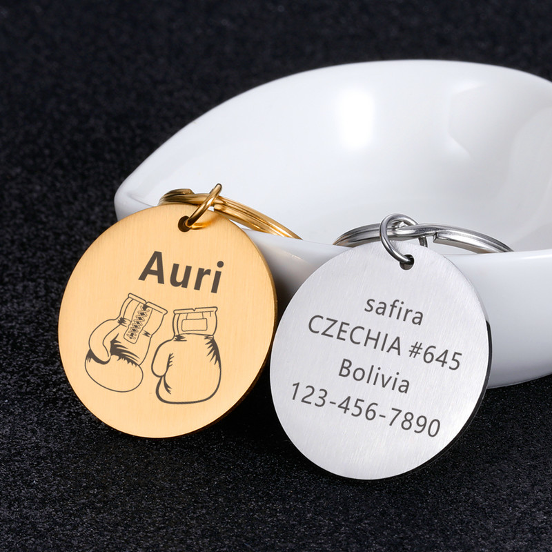 Személyre szabott kisállat azonosító címkék gravírozott kisállat név száma cím macska kutya nyakörv kisállat medál kiskutya macska nyaklánc varázsa nyakörv kiegészítők