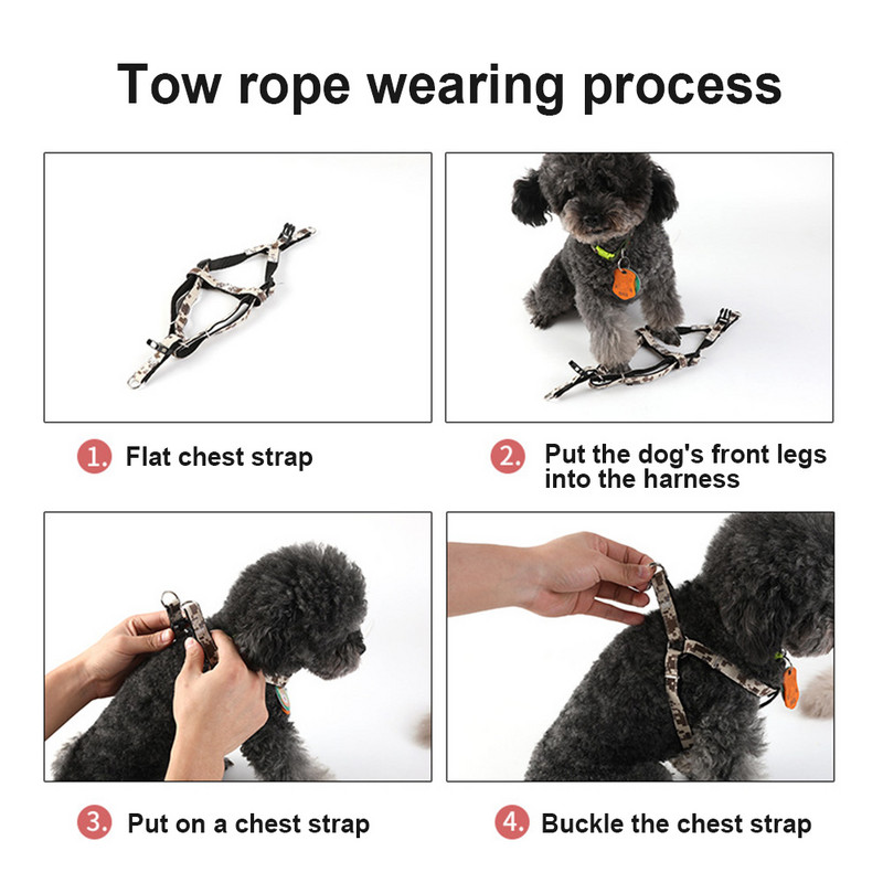 Frânghie de înaltă calitate pentru lesă pentru câini de companie, din nailon, reglabilă pentru antrenament, lesă pentru animale de companie, cureaua pentru câini, frânghie de tracțiune, guler pentru ham pentru câini.