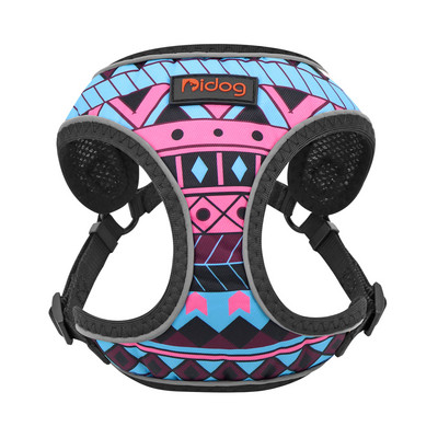 Harnaș reflectorizant din nailon pentru câini, pisici, vestă, imprimat, pentru buldog francez, pentru cățeluș, caini de talie mică, mijlocie, pisici, pentru plimbarea chihuahua