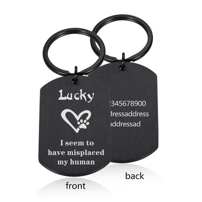 Besplatne ugravirane ID oznake za kućne ljubimce Personalizirana mačka PuppyTag Ogrlica za kućne ljubimce Dodaci Prilagodljivi mačji privjesak protiv izgubljenih oznaka s imenom