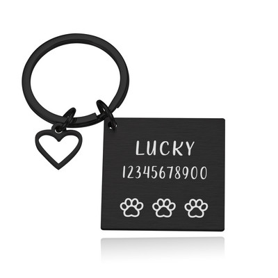 Besplatne ugravirane ID oznake za kućne ljubimce Personalizirana mačka PuppyTag Ogrlica za kućne ljubimce Dodaci Prilagodljivi mačji privjesak protiv izgubljenih oznaka s imenom