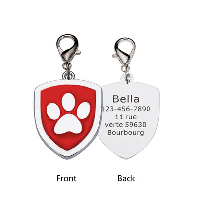 Accesorii personalizate pentru guler pentru etichetă de identificare pentru câine, pisică de companie personalizată, colier gravat personalizat, articole de farmec pentru etichete pentru câine, produse cu nume