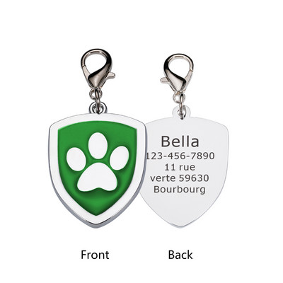 Accesorii personalizate pentru guler pentru etichetă de identificare pentru câine, pisică de companie personalizată, colier gravat personalizat, articole de farmec pentru etichete pentru câine, produse cu nume