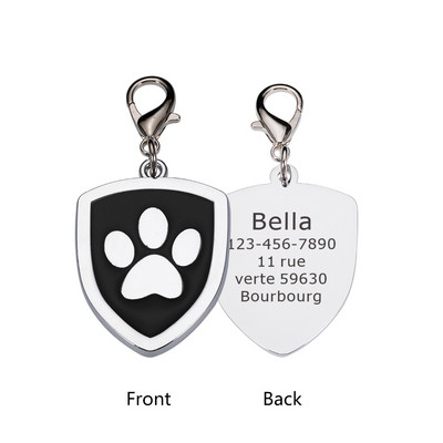 Accesorii personalizate pentru guler pentru etichetă de identificare pentru câine, pisică de companie personalizată, colier gravat personalizat, articole de farmec pentru etichete pentru câine, produse cu nume