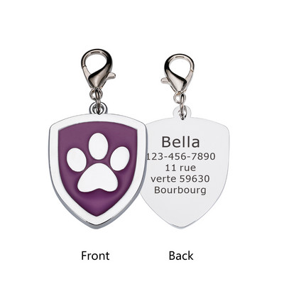 Accesorii personalizate pentru guler pentru etichetă de identificare pentru câine, pisică de companie personalizată, colier gravat personalizat, articole de farmec pentru etichete pentru câine, produse cu nume