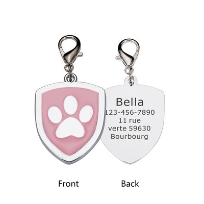 Accesorii personalizate pentru guler pentru etichetă de identificare pentru câine, pisică de companie personalizată, colier gravat personalizat, articole de farmec pentru etichete pentru câine, produse cu nume