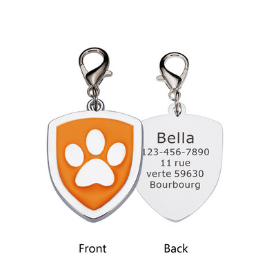 Accesorii personalizate pentru guler pentru etichetă de identificare pentru câine, pisică de companie personalizată, colier gravat personalizat, articole de farmec pentru etichete pentru câine, produse cu nume