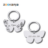 Personalizētas mājdzīvnieku suņu birkas Bezmaksas gravēšana Kaķēns Kucēns Pretpazaudēšanas kaklasiksnas Mājdzīvnieka ID vārda zīme suņa kaķa nosaukuma plāksnītei Mājdzīvnieku piederumi