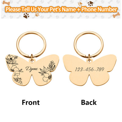 Personalizētas mājdzīvnieku suņu birkas Bezmaksas gravēšana Kaķēns Kucēns Pretpazaudēšanas kaklasiksnas Mājdzīvnieka ID vārda zīme suņa kaķa nosaukuma plāksnītei Mājdzīvnieku piederumi